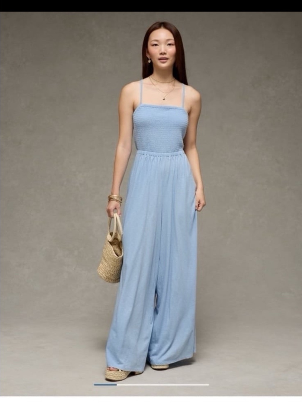 NWT American Eagle Light Blue Romper Size Small